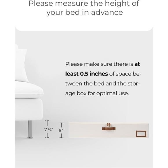 Underbed Storage Box, Under Bed Clothes Organizer With Sturdy Structure - Picture 4 of 8